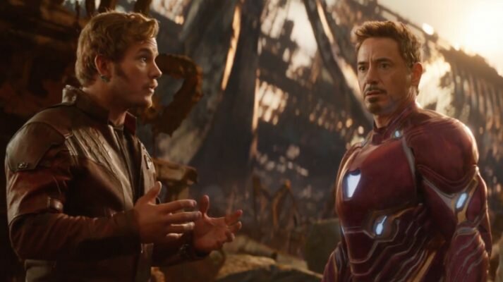 Tony Stark and Star-Lord in Avengers: Infinity War | 5 Best Marvel Cinematic Universe Movies | Popcorn Banter